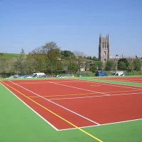 Tennis Court Colour Spraying 0