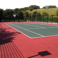 Synthetic Turf Tennis Court Surfacing 4