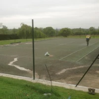 Constructing a Tennis Court 8